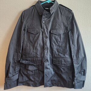 John Richmond Jacket Mens 48 Military Utility Button Up Made in Italy JR